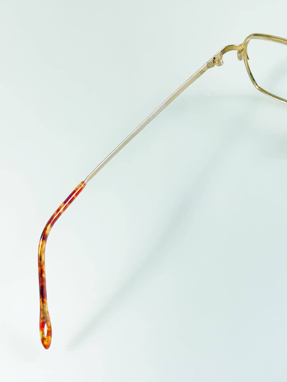90s MBOZEN 골드 슬림 스퀘어 빈티지 안경 상품이미지7