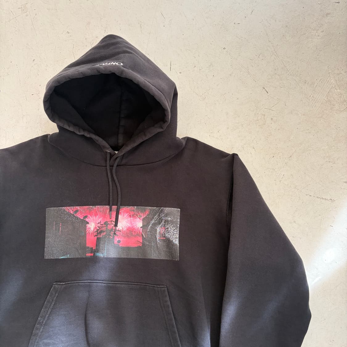 ONFAdd 빈티지 헤비 후드티 M 상품이미지2