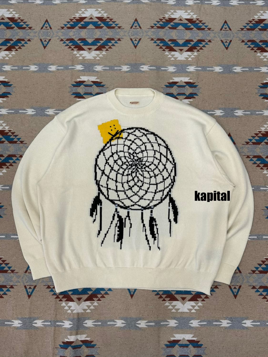 [3][L] 캐피탈 7G 니트 패키쉬 드림캐쳐 크루넥 스웨터 상품이미지1