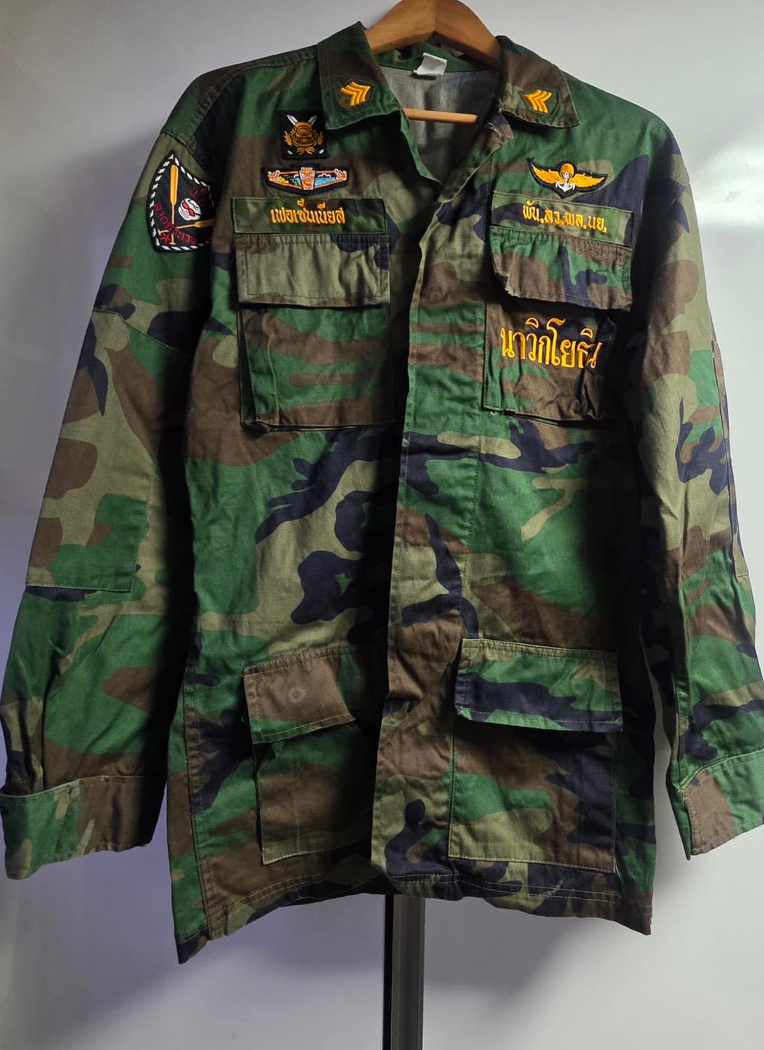 태국 네이비씰 군복 상하의 세트 상품이미지6