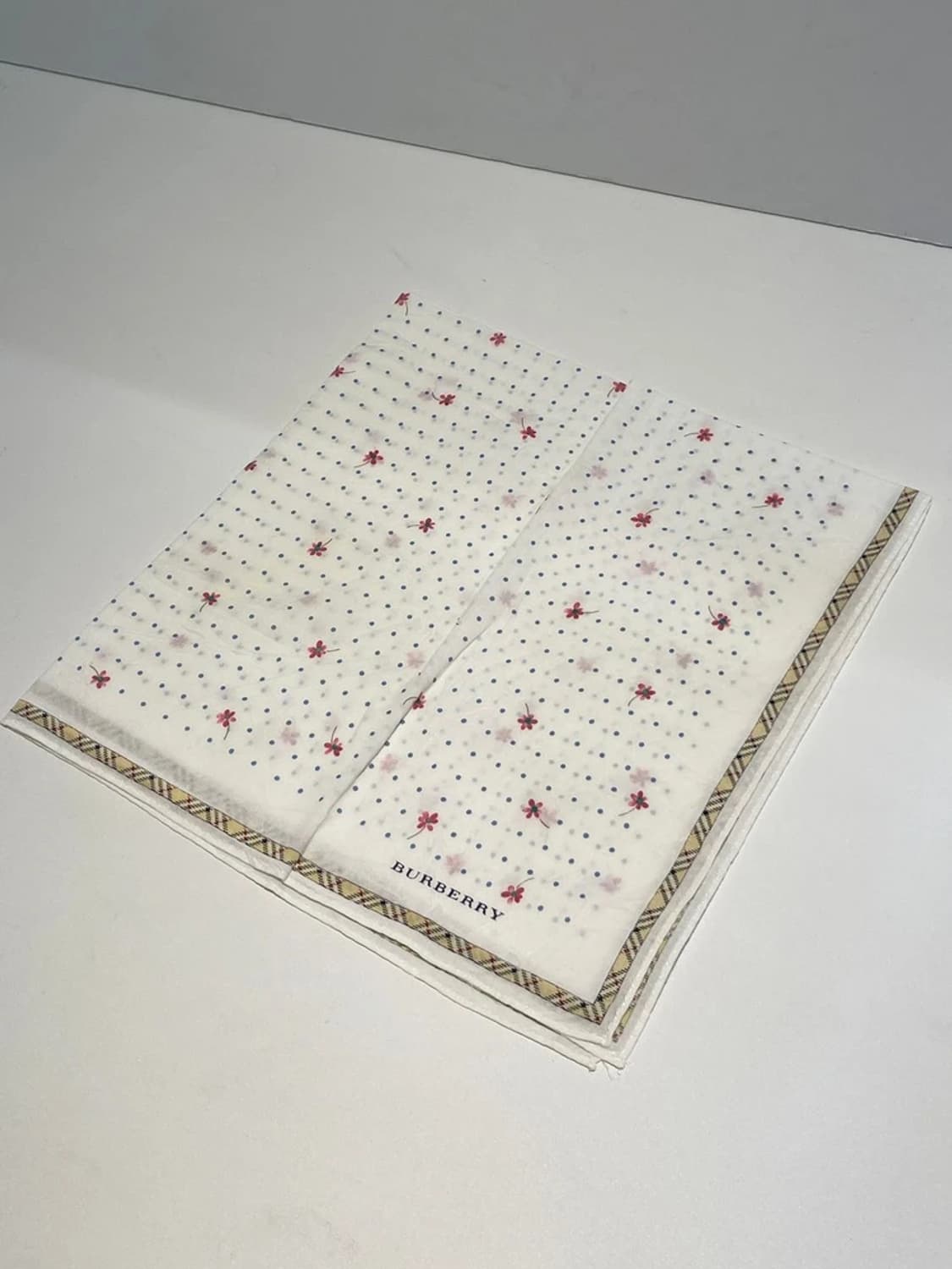 버버리 00s 시그니처 재팬 도트 쁘띠 반다나 손수건 A1211 상품이미지3