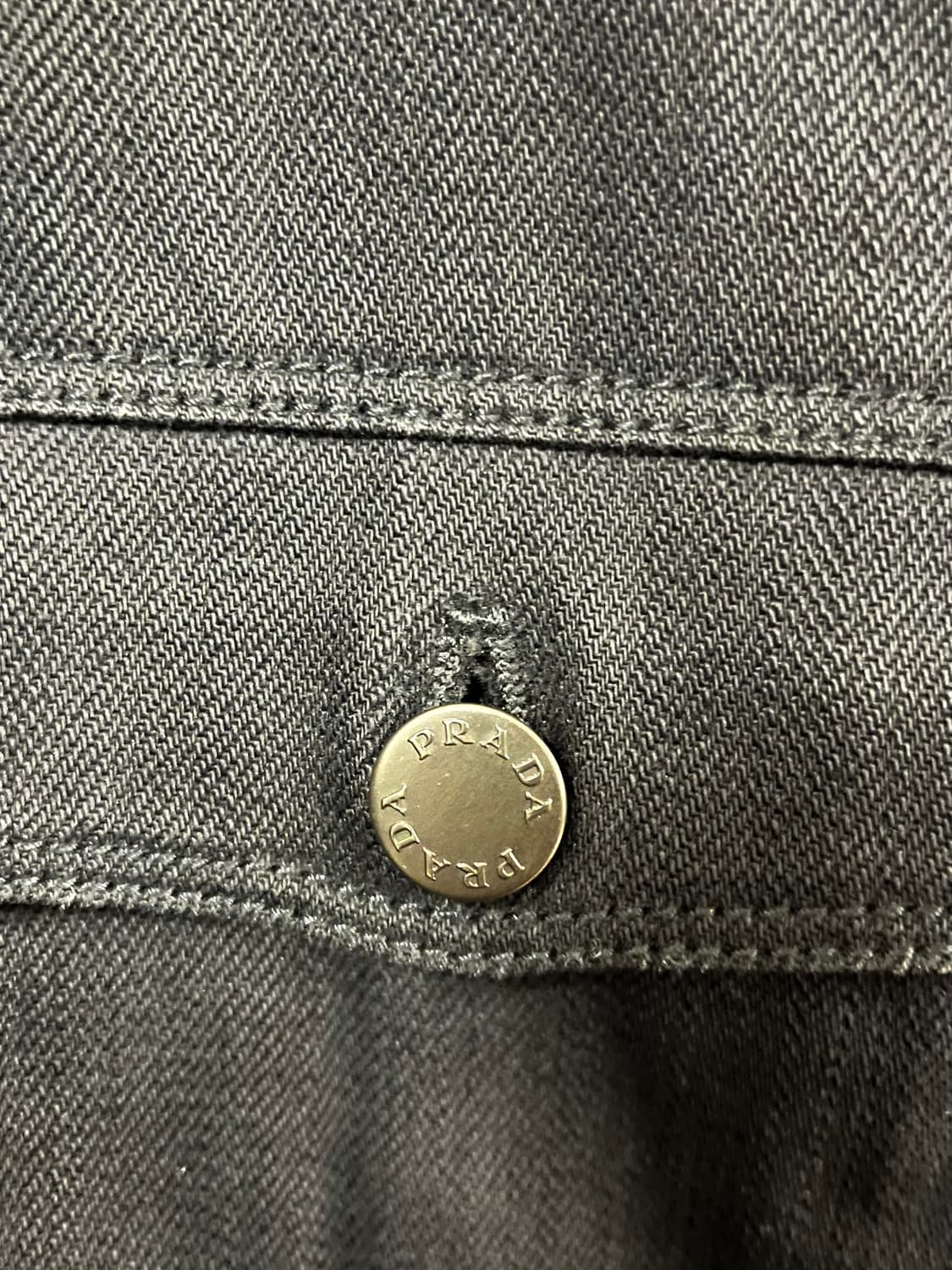 프라다 2007 아카이브 데님 트러커 자켓 상품이미지3