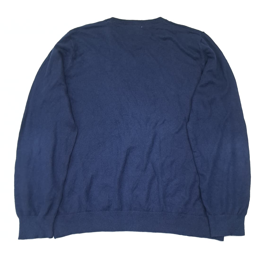 CL279 L 엘엘빈 00s 코튼 캐시미어 V넥 네이비 니트 스웨터 상품이미지6