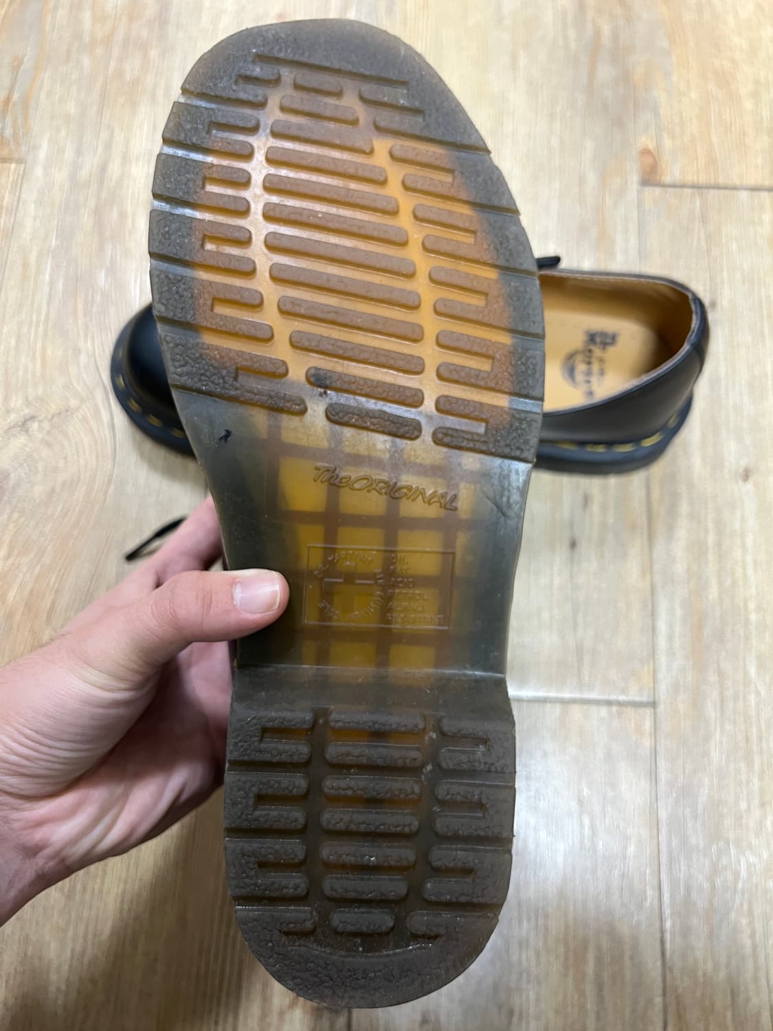 택포14) 닥터마틴 1461 스무스 블랙 UK7 260 상품이미지3