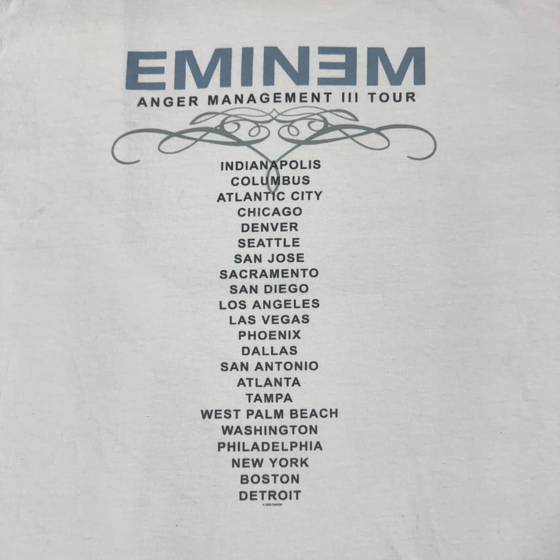 빈티지 2000s Eminem 에미넴 투어 티셔츠 상품이미지4