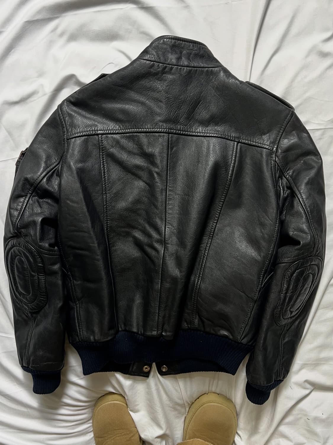 할리데이비슨 가죽 봄버 자켓 상품이미지2