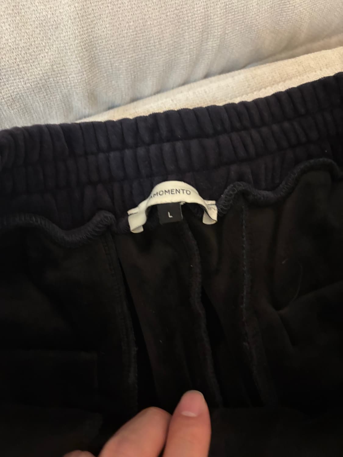 아모멘토 벨벳와이드 팬츠 라지 상품이미지2