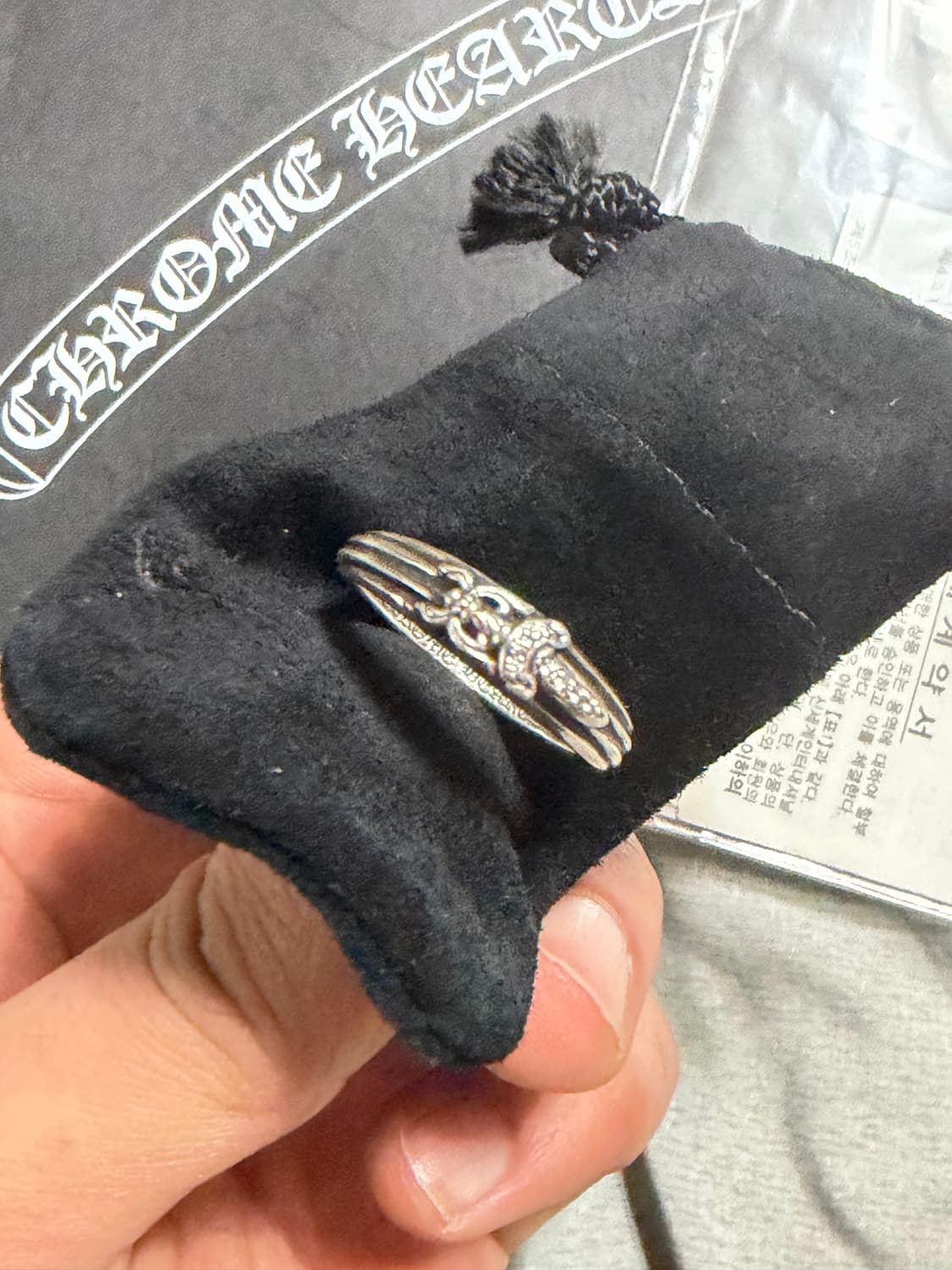 크롬하츠 베이비대거링 파베다이아 오리지널 us9 상품이미지2