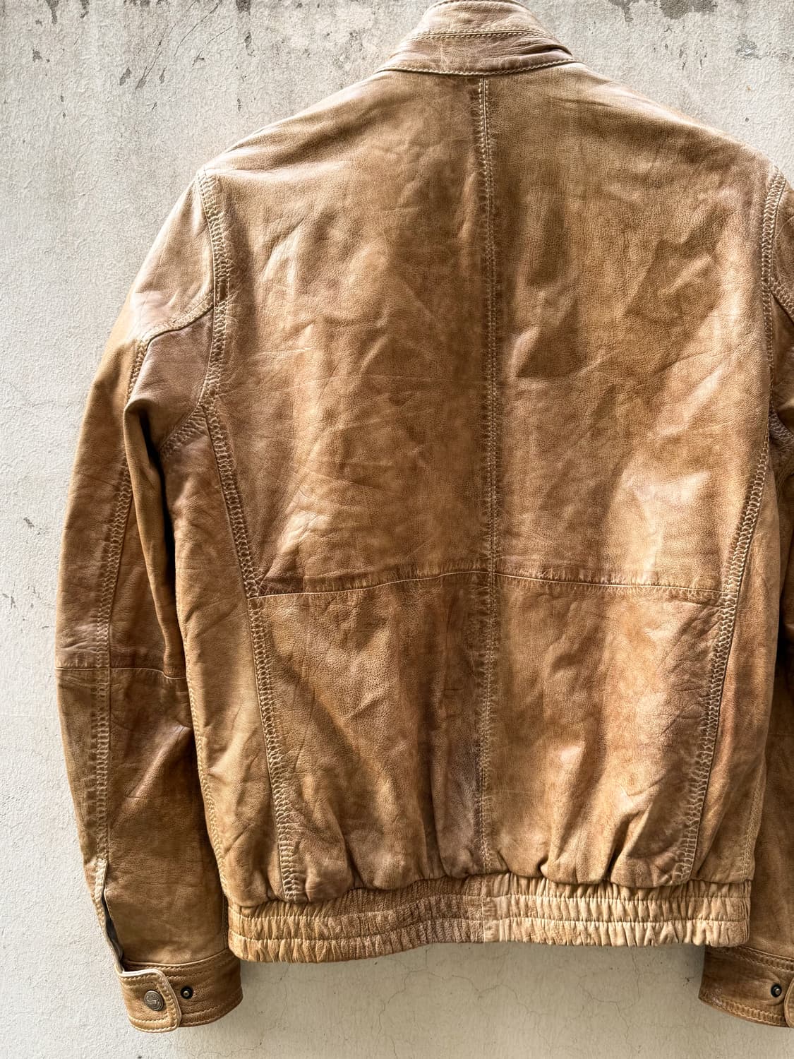 Vintage GAS Goatskin Leather Jacket 상품이미지3