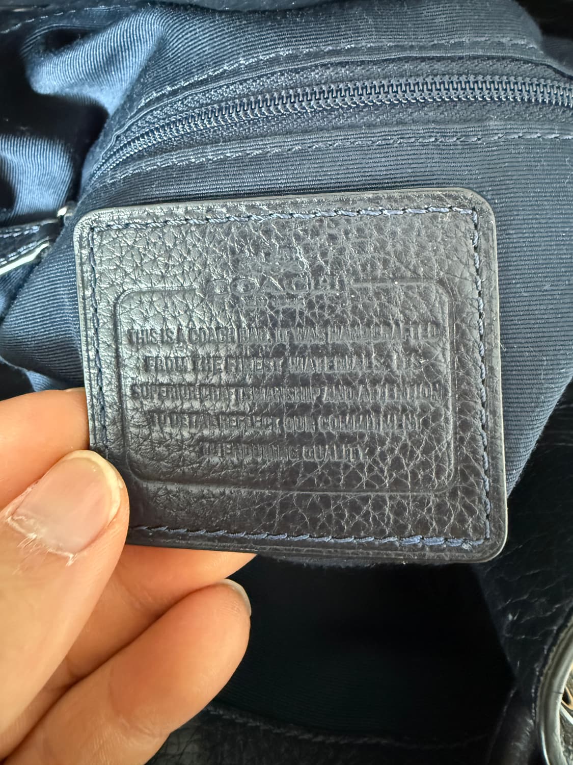 코치(COACH) 레더 버킷백 상품이미지9