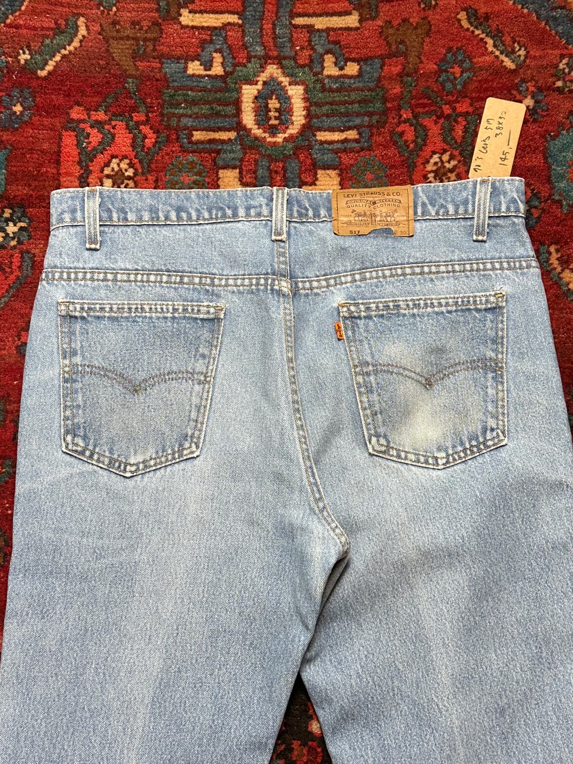 90's USA Made 리바이스 517 오렌지탭 부츠컷 상품이미지6