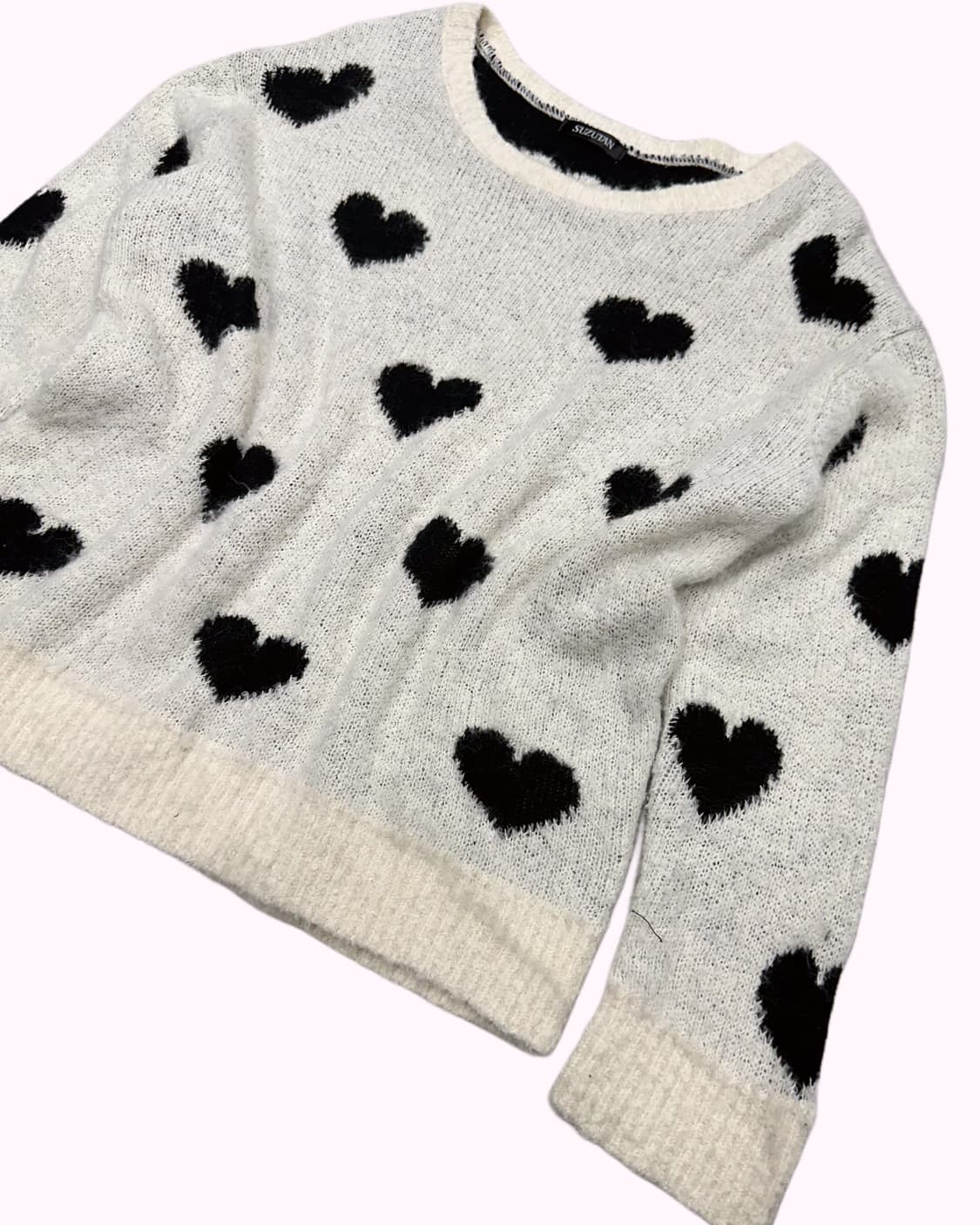 heart pattern jacquard knit 상품이미지2