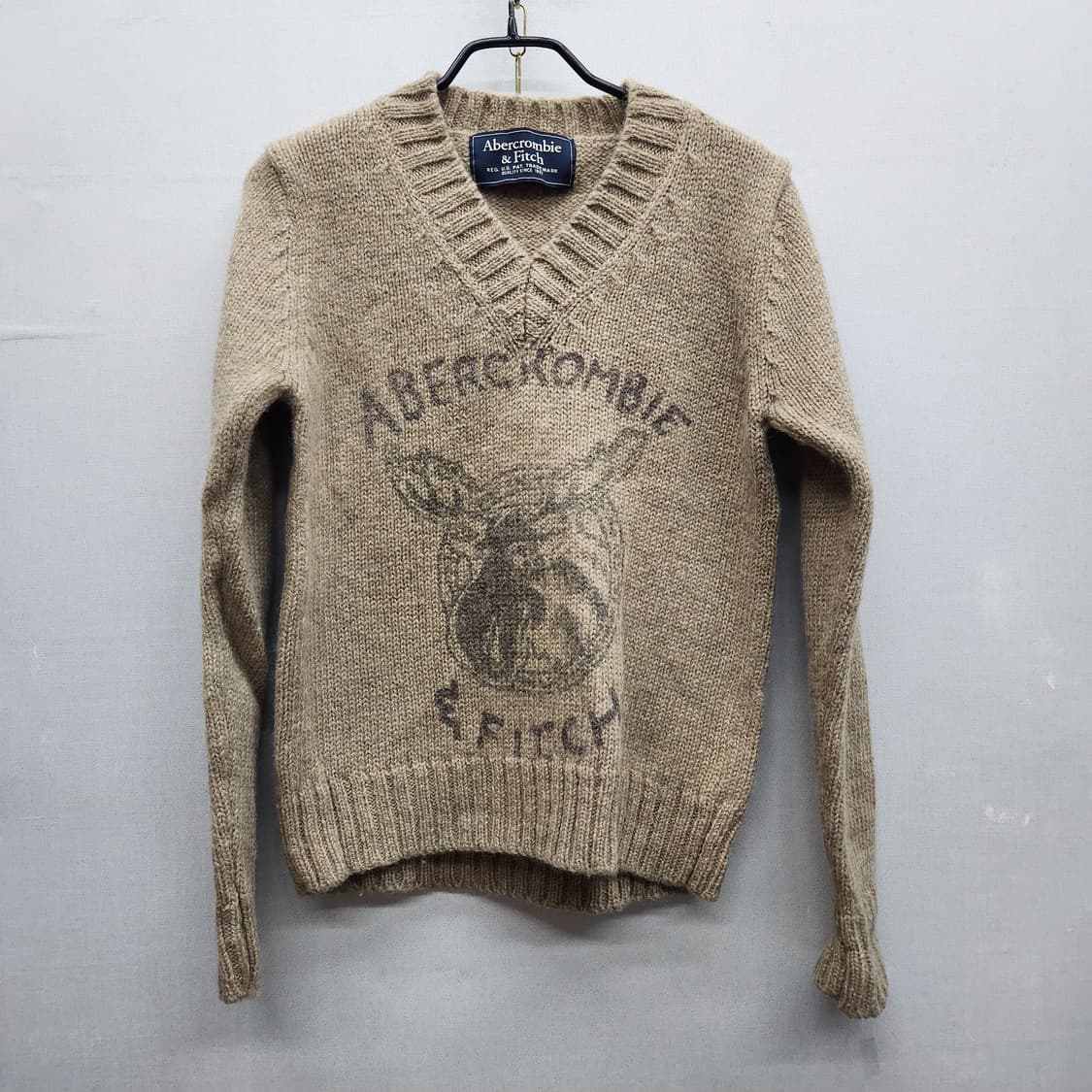 아베크롬비 빅 로고 빈티지 니트 S 상품이미지1