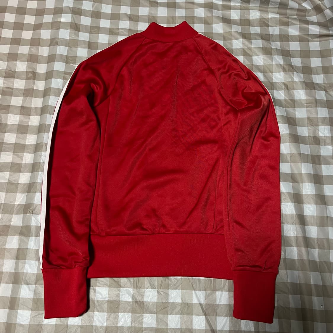 아디다스 슈퍼걸 져지 레드 85 삼선 트랙탑 집업 Y2K 상품이미지3