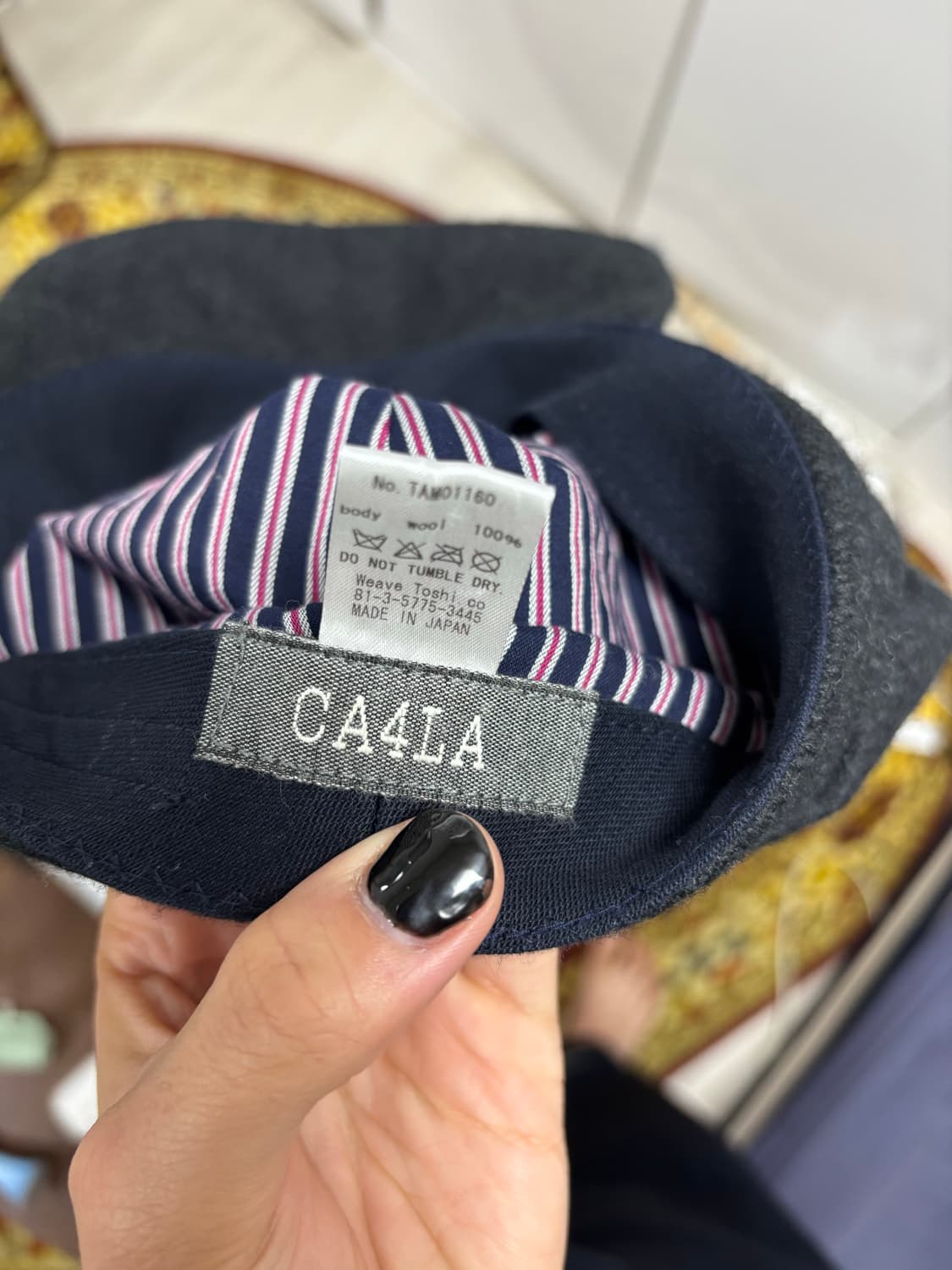 Ca4la drape cap 상품이미지5