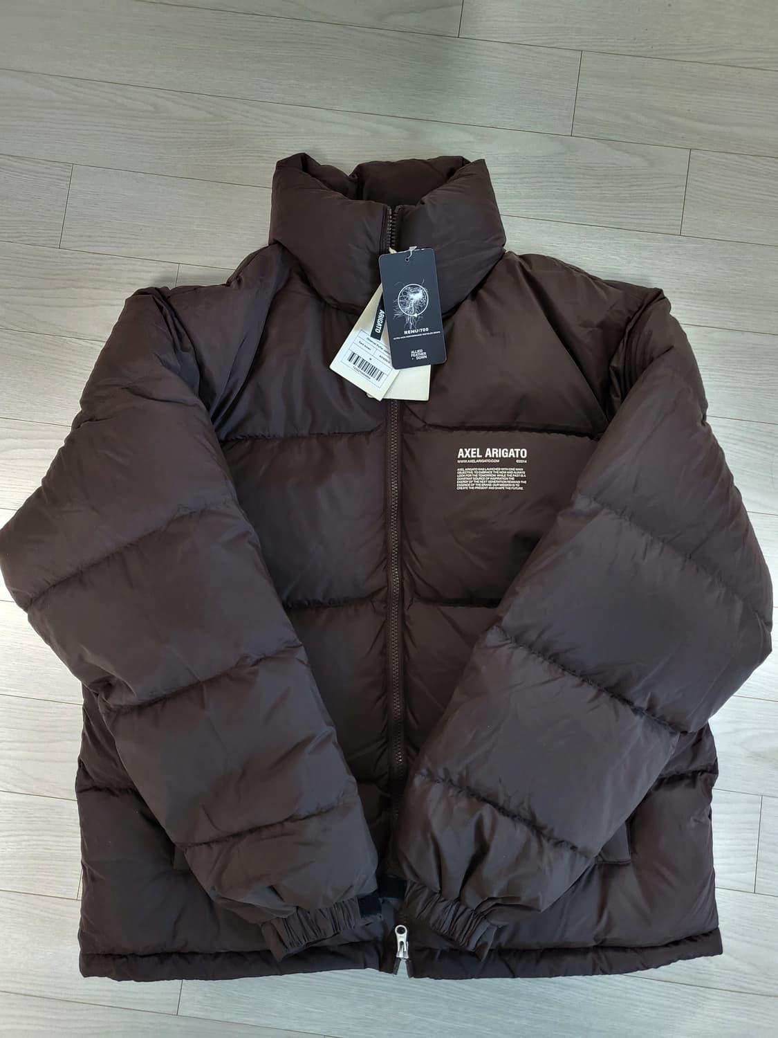 axel arigto observer 푸퍼자켓 패딩 새상품 다크브라운 m 상품이미지4