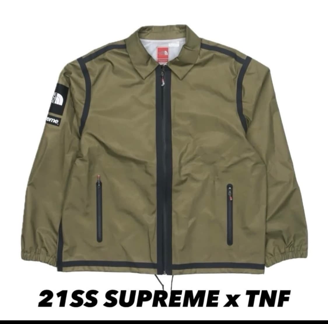 21SS 슈프림 노스페이스 테이프심 코치 자켓 올리브 상품이미지1