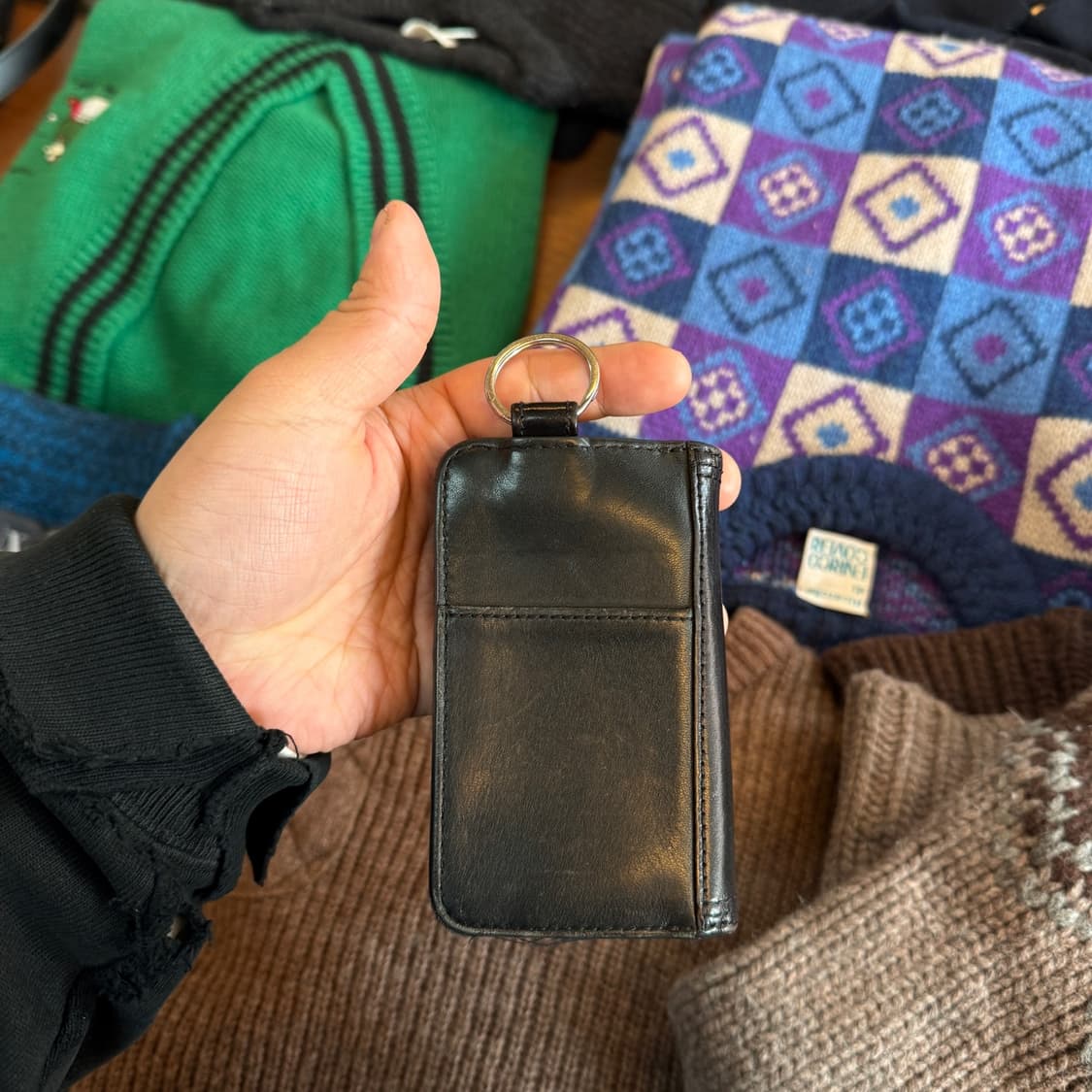 디젤 리얼레더 월렛 베이스 키링 루프 상품이미지2