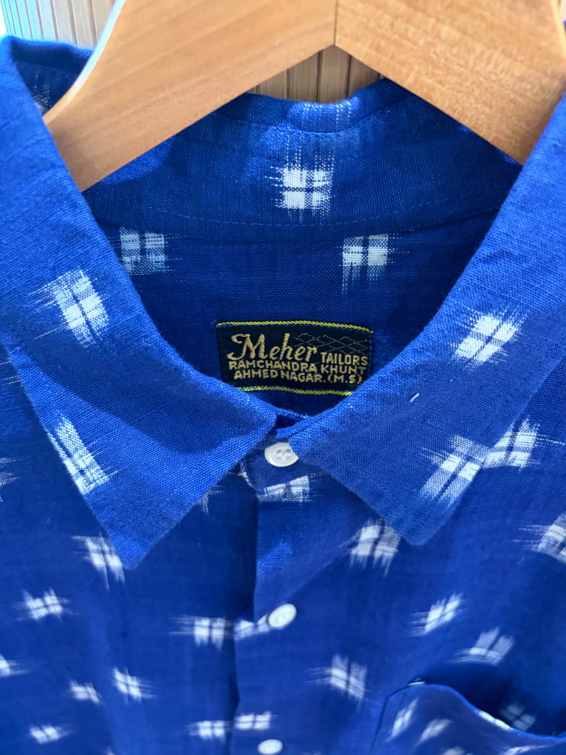 90s Meher Tailors Pattern Shirt 상품이미지4