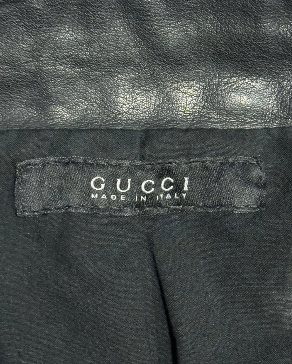 Gucci by Tom Ford 레더 카페 레이서 자켓 상품이미지5