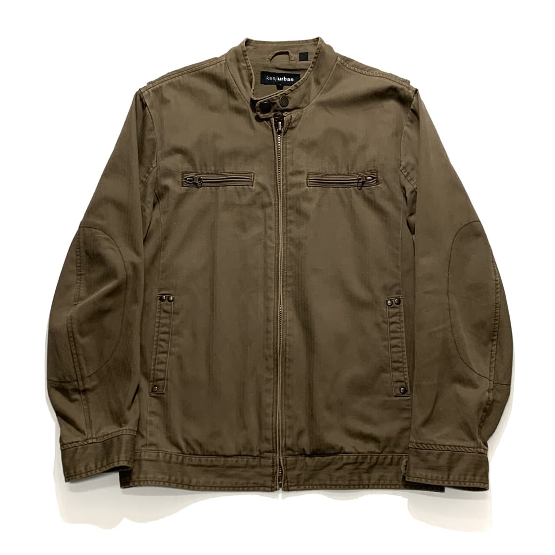 빈티지 HBT 코튼 싱글라이더 자켓  상품이미지1