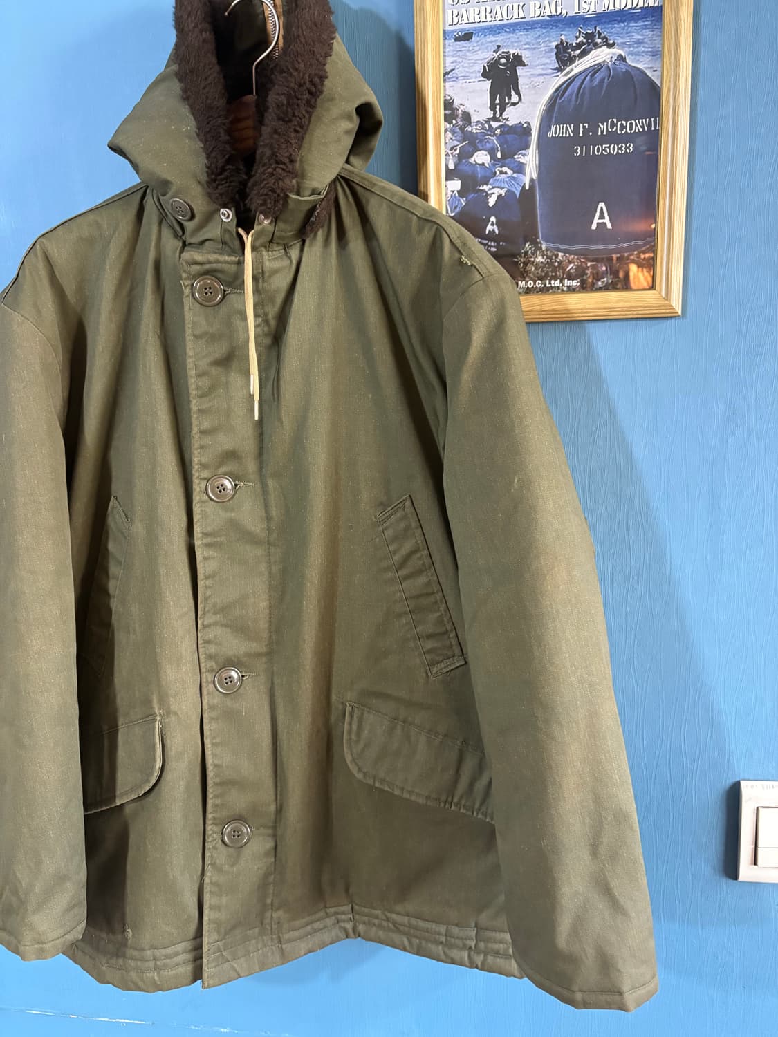 50-60‘s USAF civilian vintage B-9 Parka. 상품이미지2