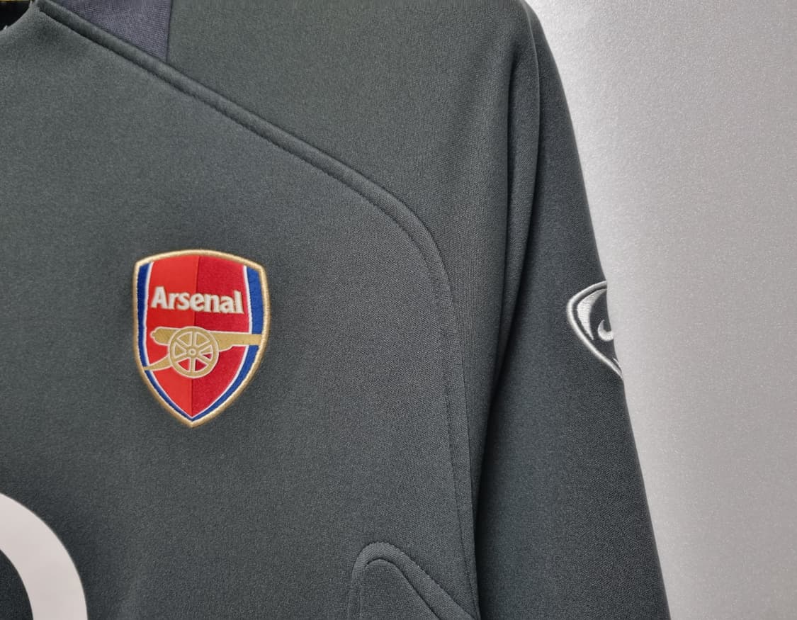 남성 레어 빈티지 나이키 05 아스널 아스날 써멀탑 축구복 져지 상품이미지7