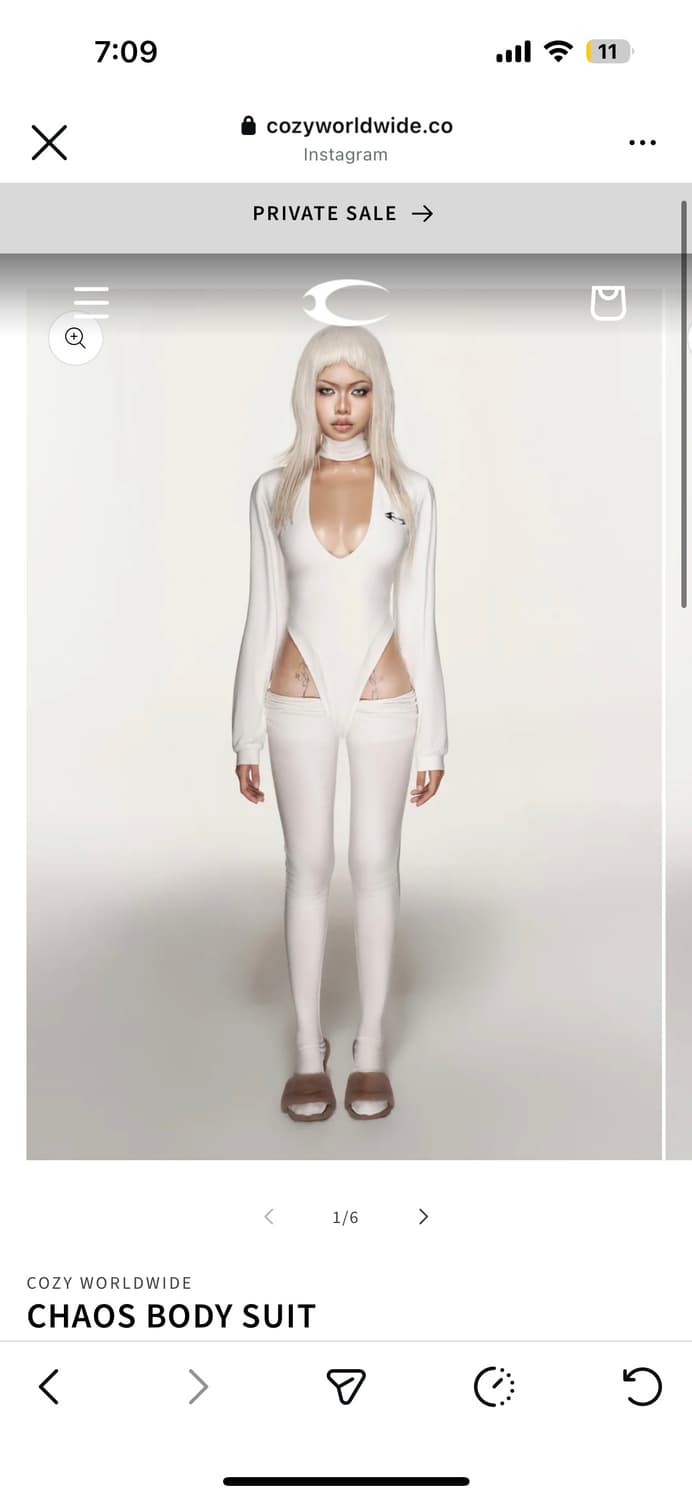 코지월드와이드 chaos body suit 바디수트 상품이미지1