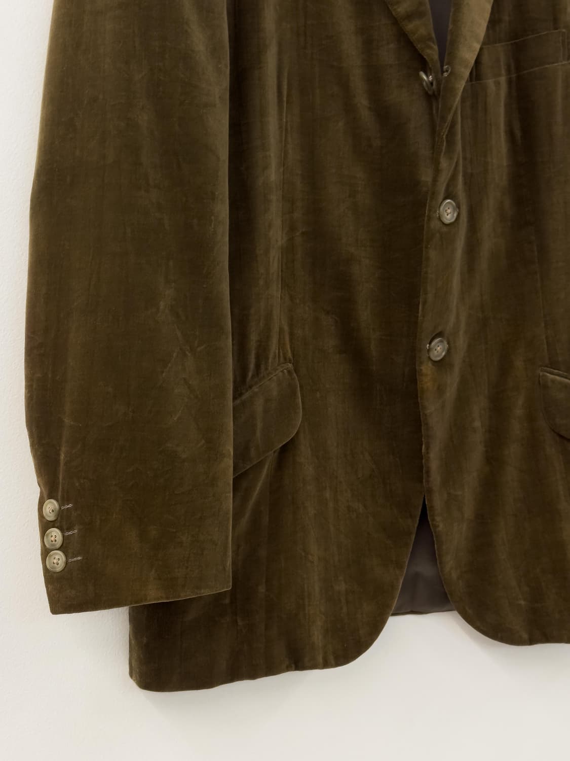 80's 요지야마모토 벨벳 자켓 상품이미지3