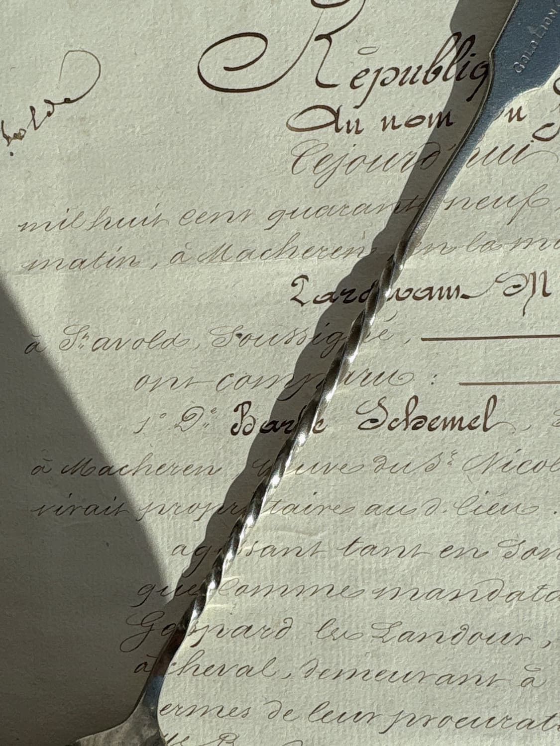 빈티지 Gold Lion cocktails 실버플레이트 칵테일스푼 상품이미지5