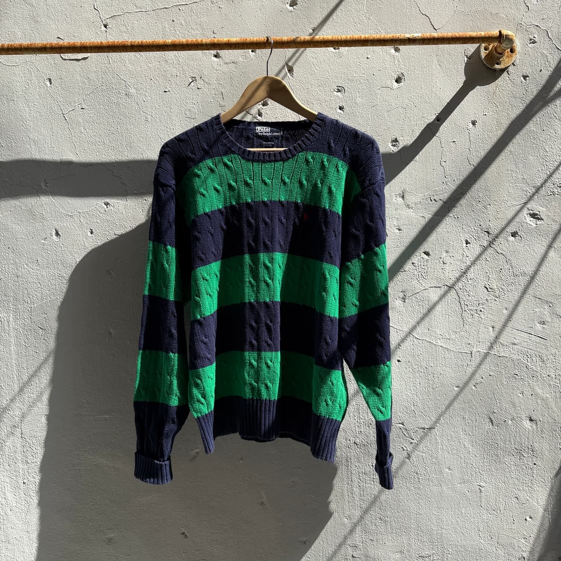 폴로 꽈배기 니트 상품이미지1