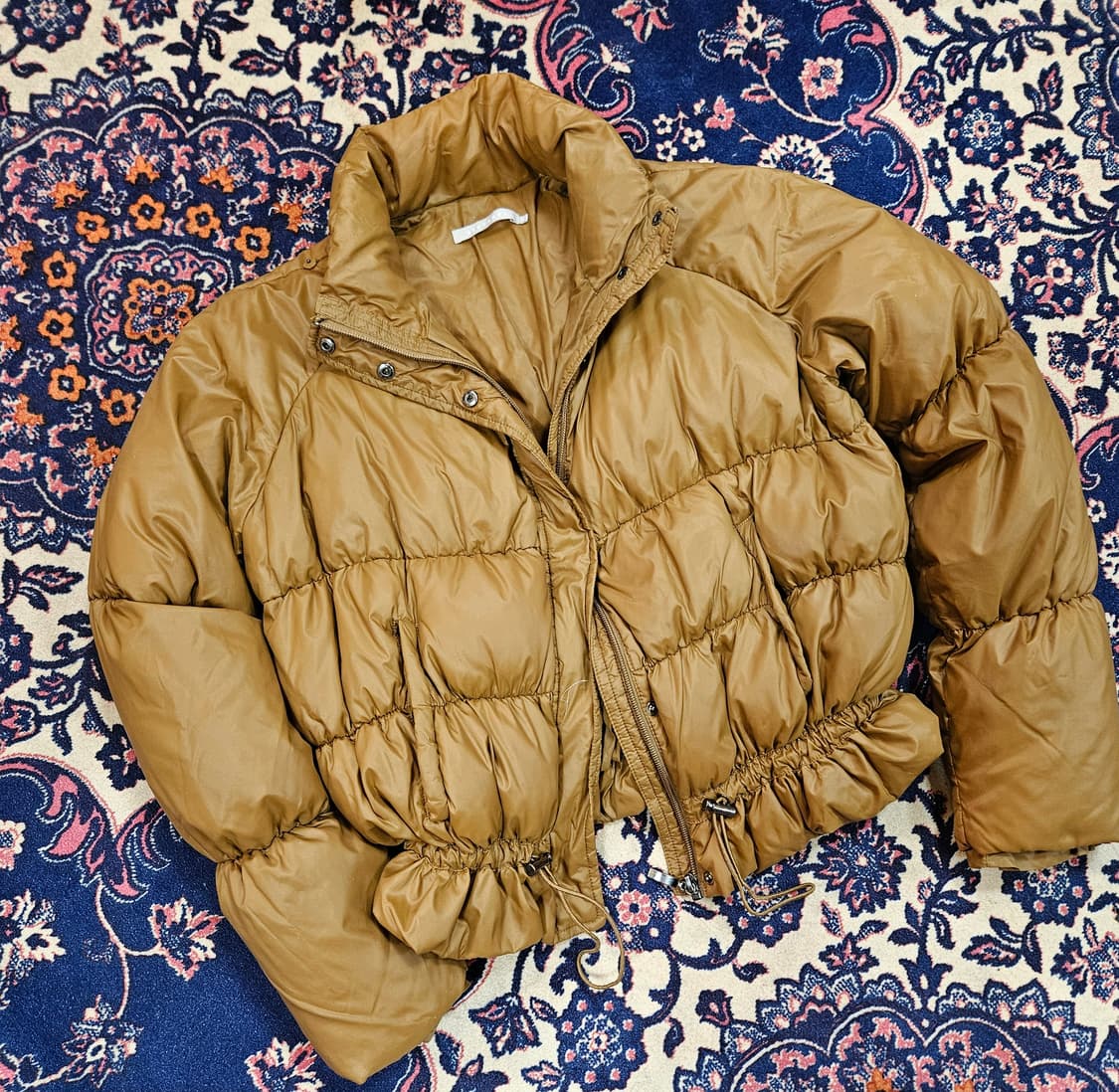 스테파넬(STEFANEL) 벨트 스트렙 다운 크롭 패딩 M size 상품이미지2