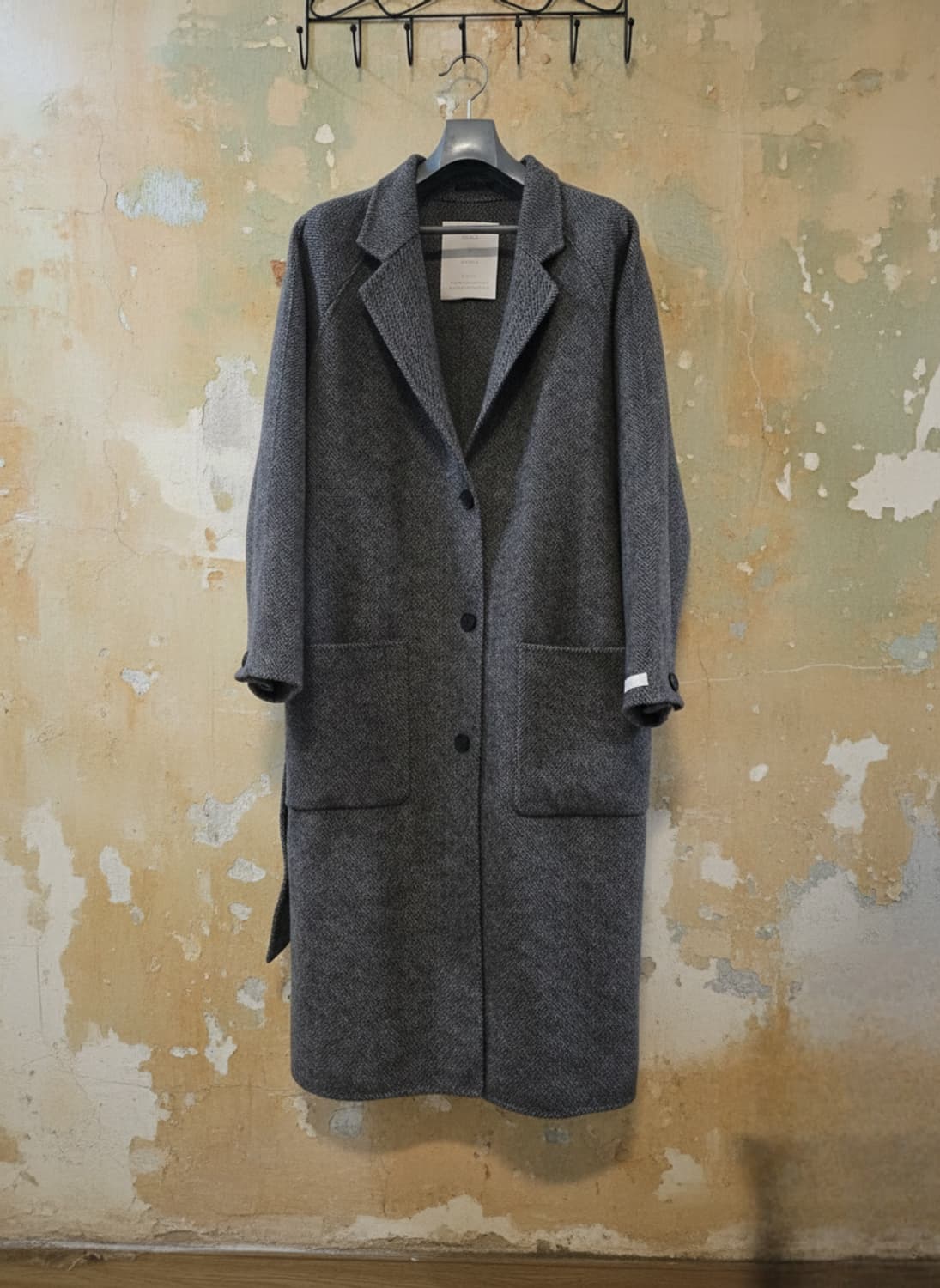 Basil 헤링본 롱코트 Free 상품이미지1