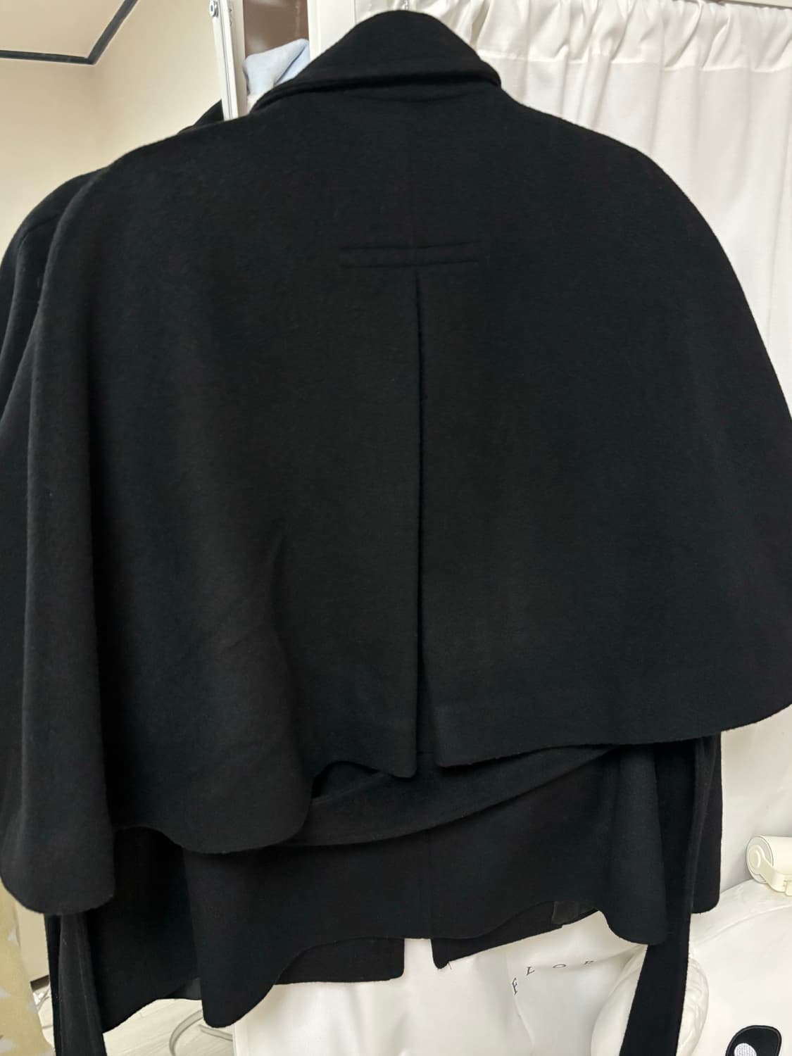 더티스 케이프 울 발마칸 케이프 블랙 S 상품이미지8