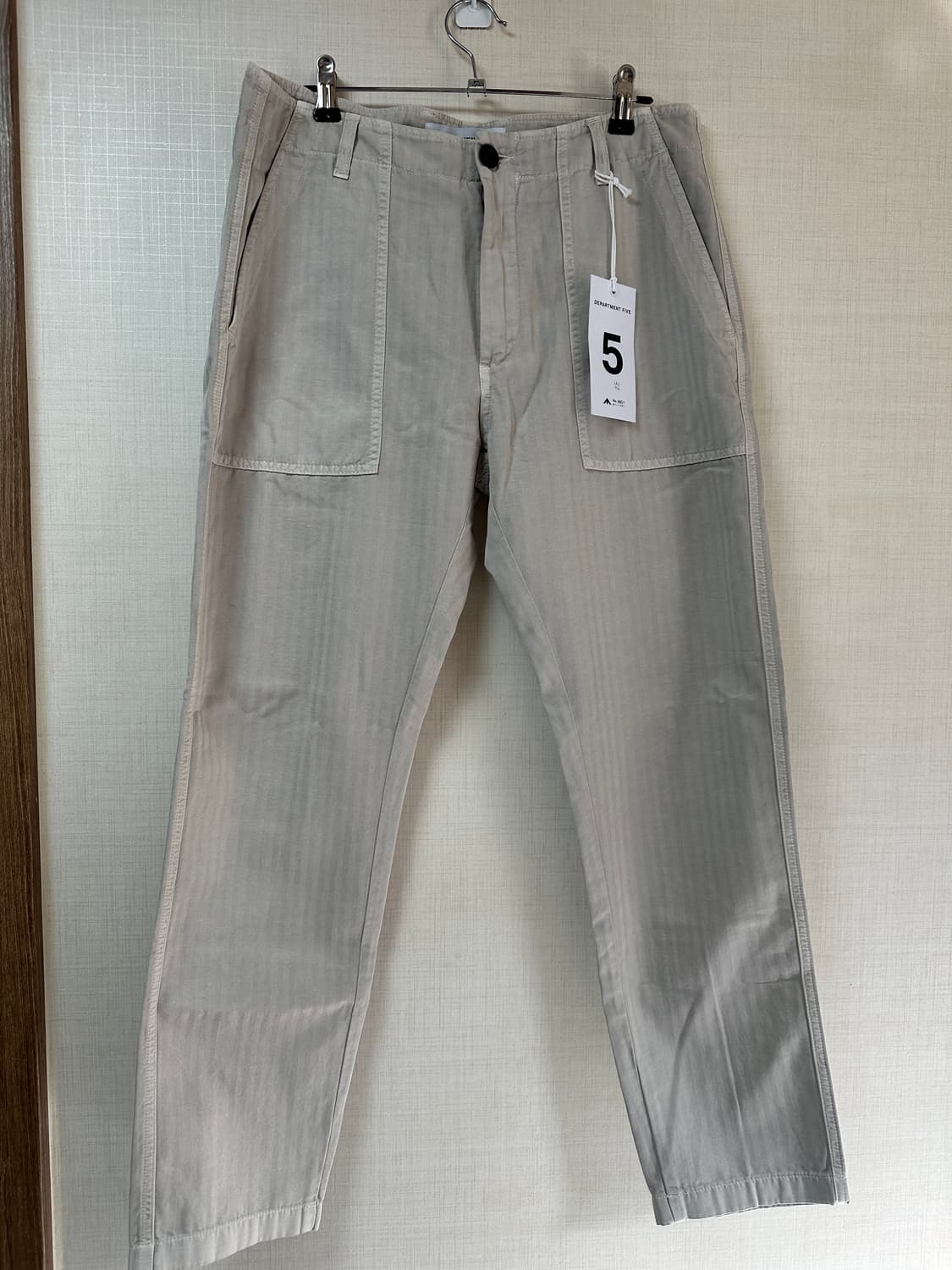 DEPARTMENT 5 / 슬림핏린넨퍼티그팬츠 / 32 / 새상품 상품이미지1