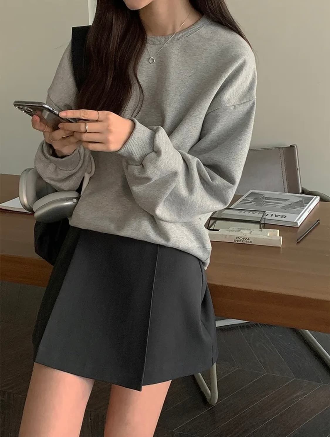 핀턱미니스커트m 상품이미지2