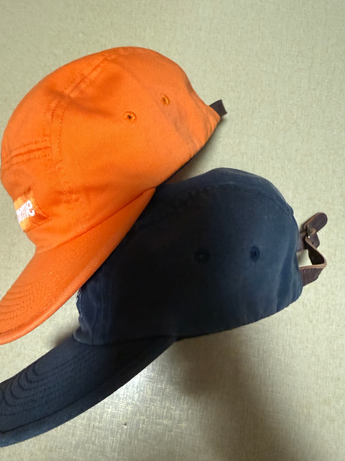 슈프림 워시드 치노 트윌 캠프캡 라이트 오렌지 - 23FW 상품이미지10