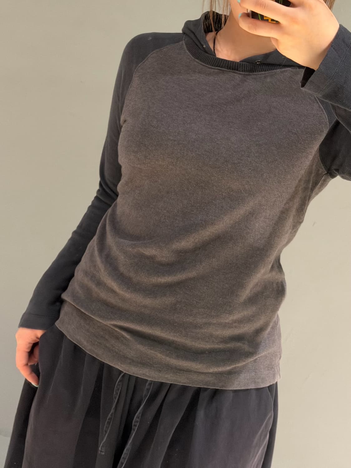 raglan design hood sleeve 상품이미지2