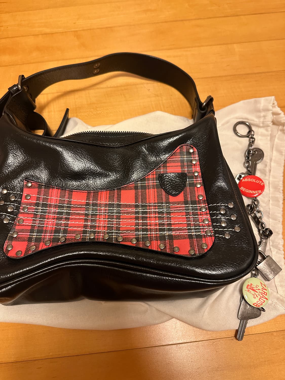 자라 x 앤더슨벨 레더 크로스바디 백 멀티컬러 상품이미지3