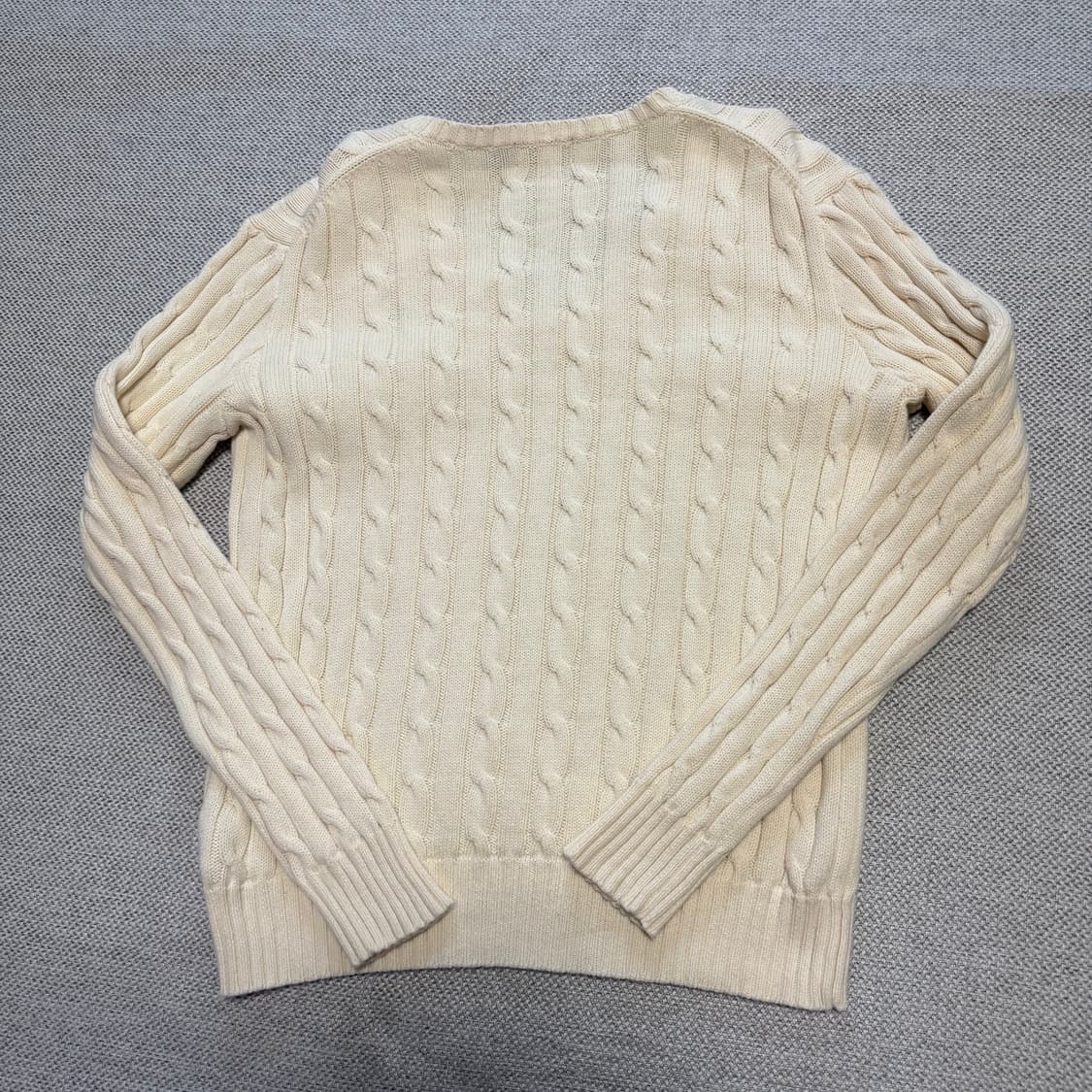 폴로 랄프로렌 브이넥 케이블 니트 상품이미지5