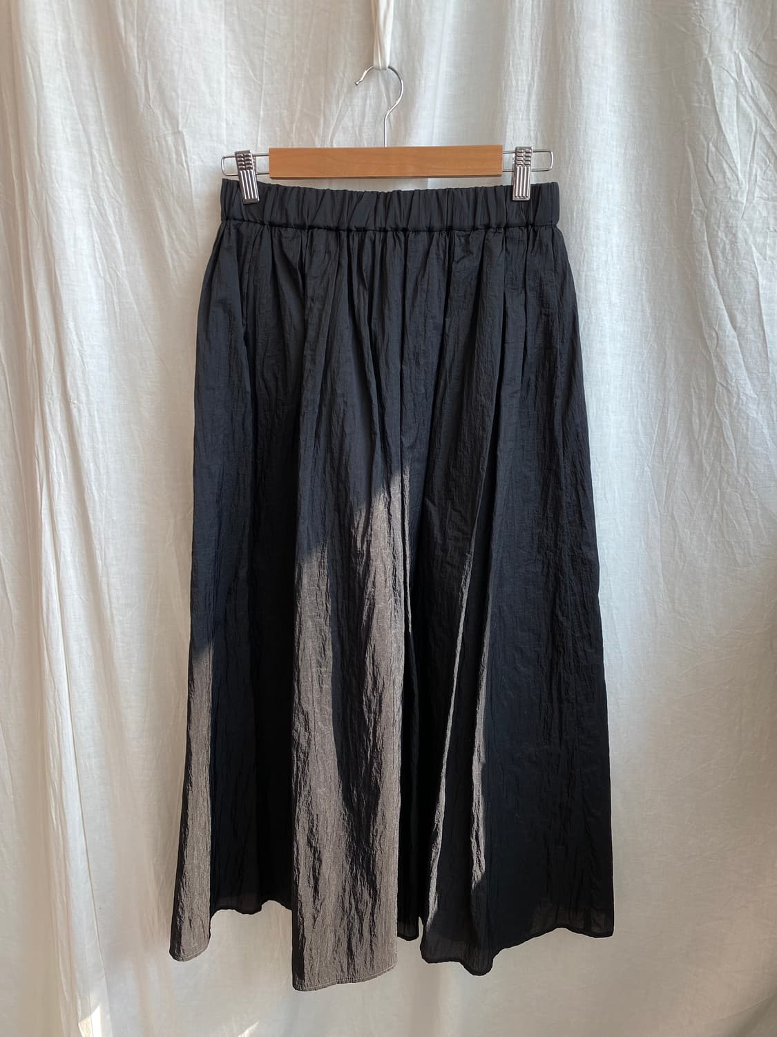 블랙 롱밴딩스커트(M) 상품이미지2