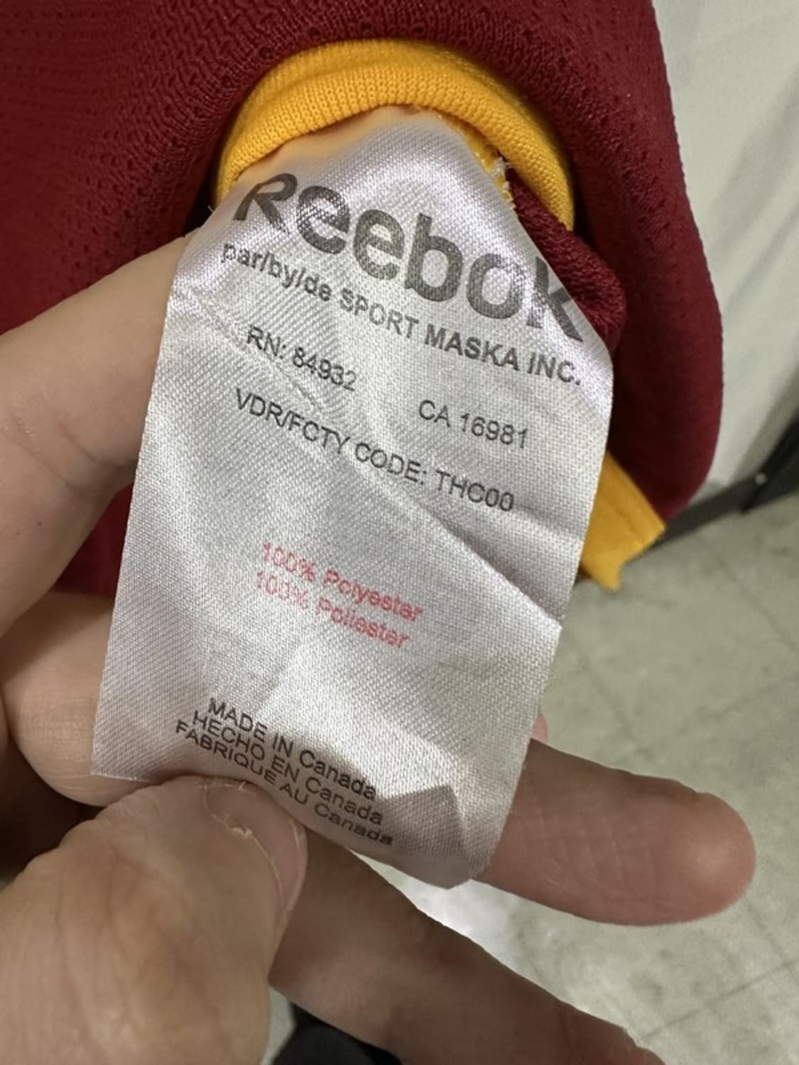 [XL] REEBOK 2011헤리티지 캘거리플레임스 NHL하키저지 상품이미지7