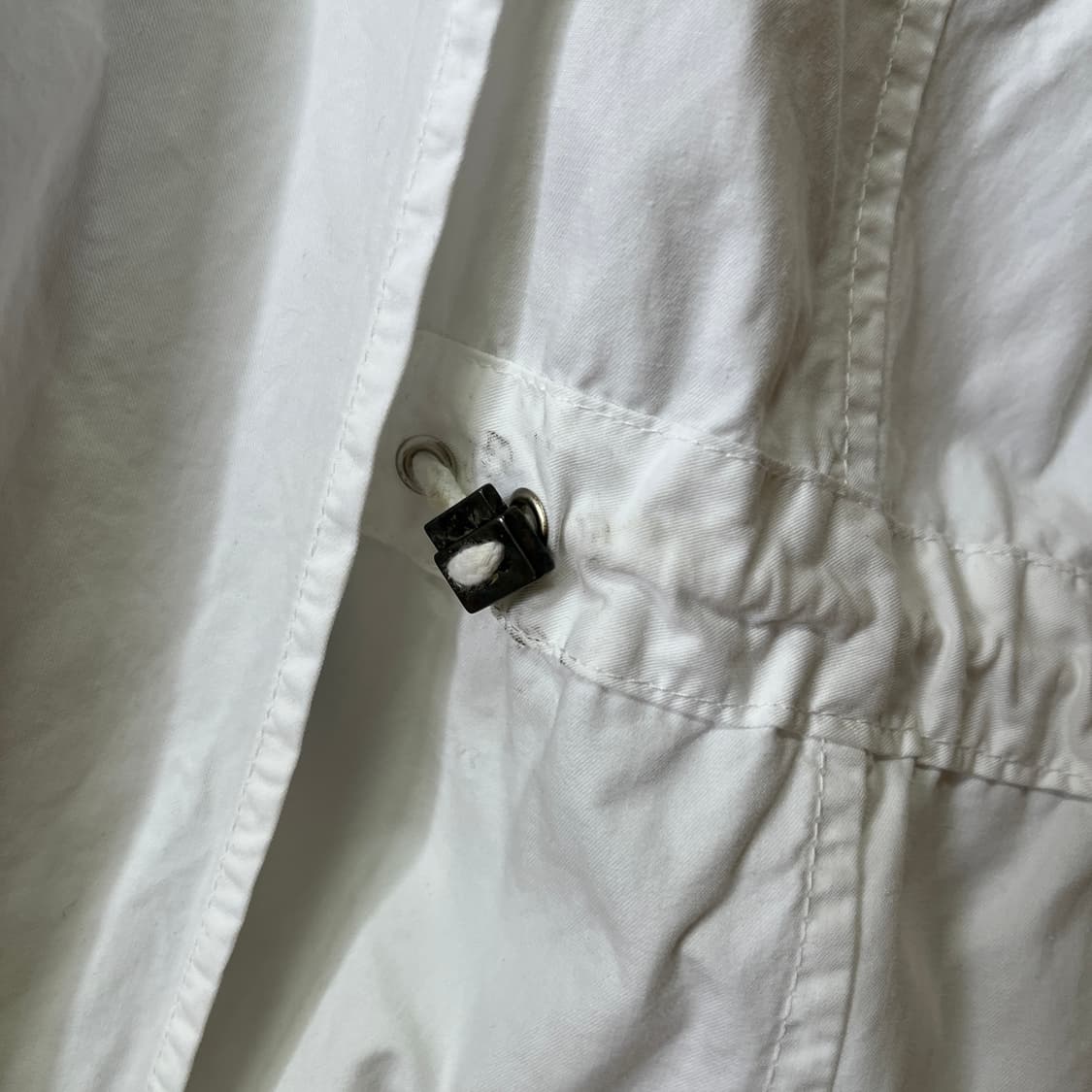 M) 버버리 Made in Italy  화이트 코튼 경량 사파리 자켓 상품이미지9