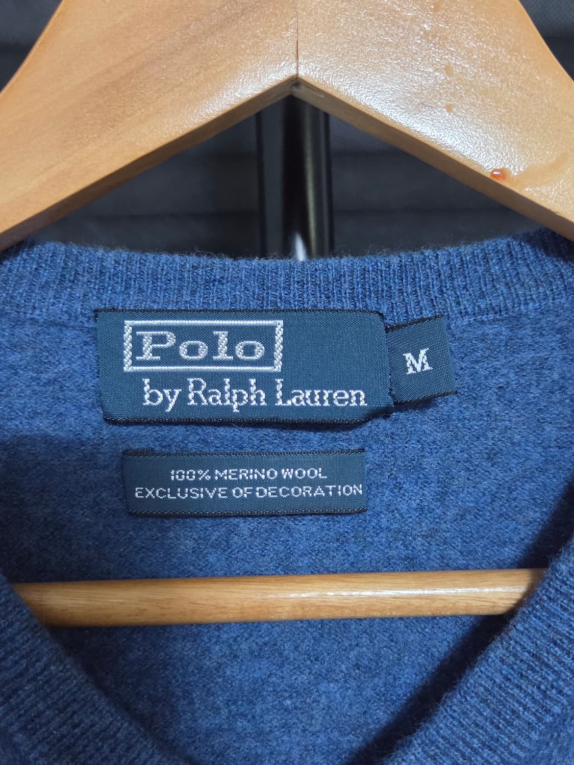 [폴로 랄프로렌] 메리노울 브이넥 니트 스웨터 | 00202 상품이미지3