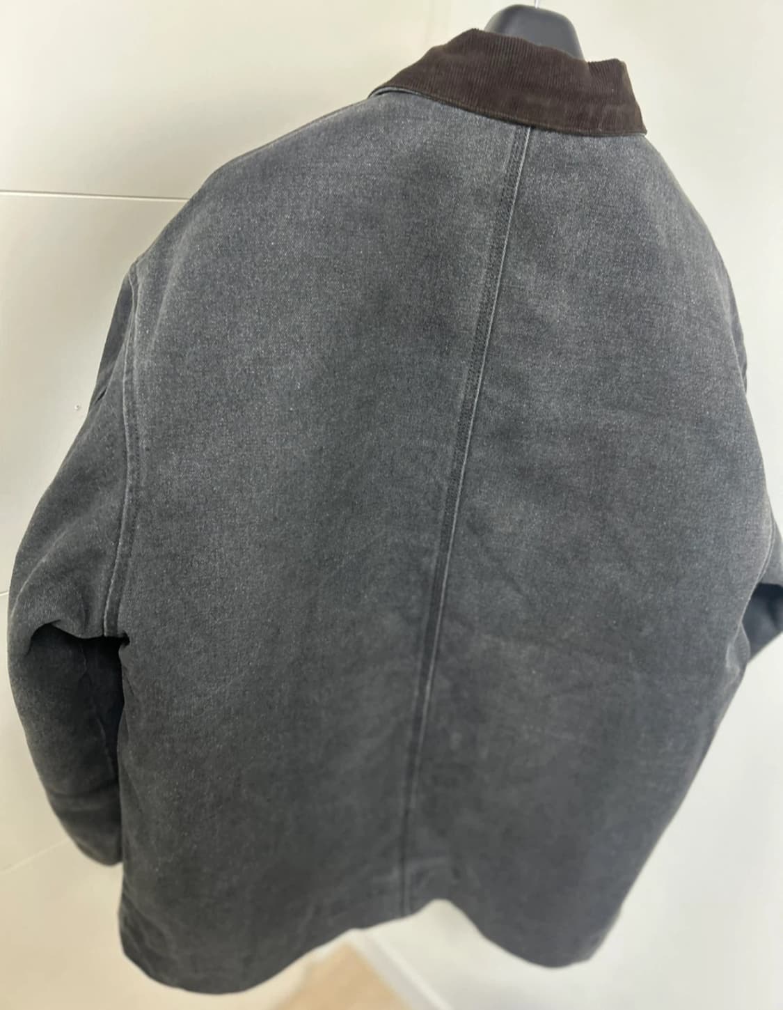 DNSR 디앤에스알 빈티지 워크 워싱 워시드 자켓 블랙 상품이미지2