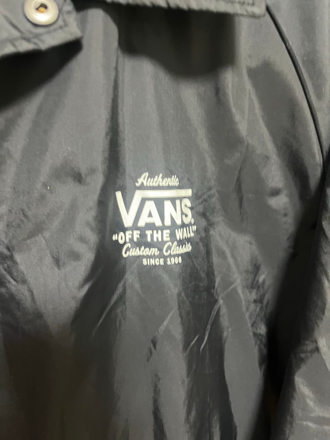 반스 블랙 코치 자켓 상품이미지2