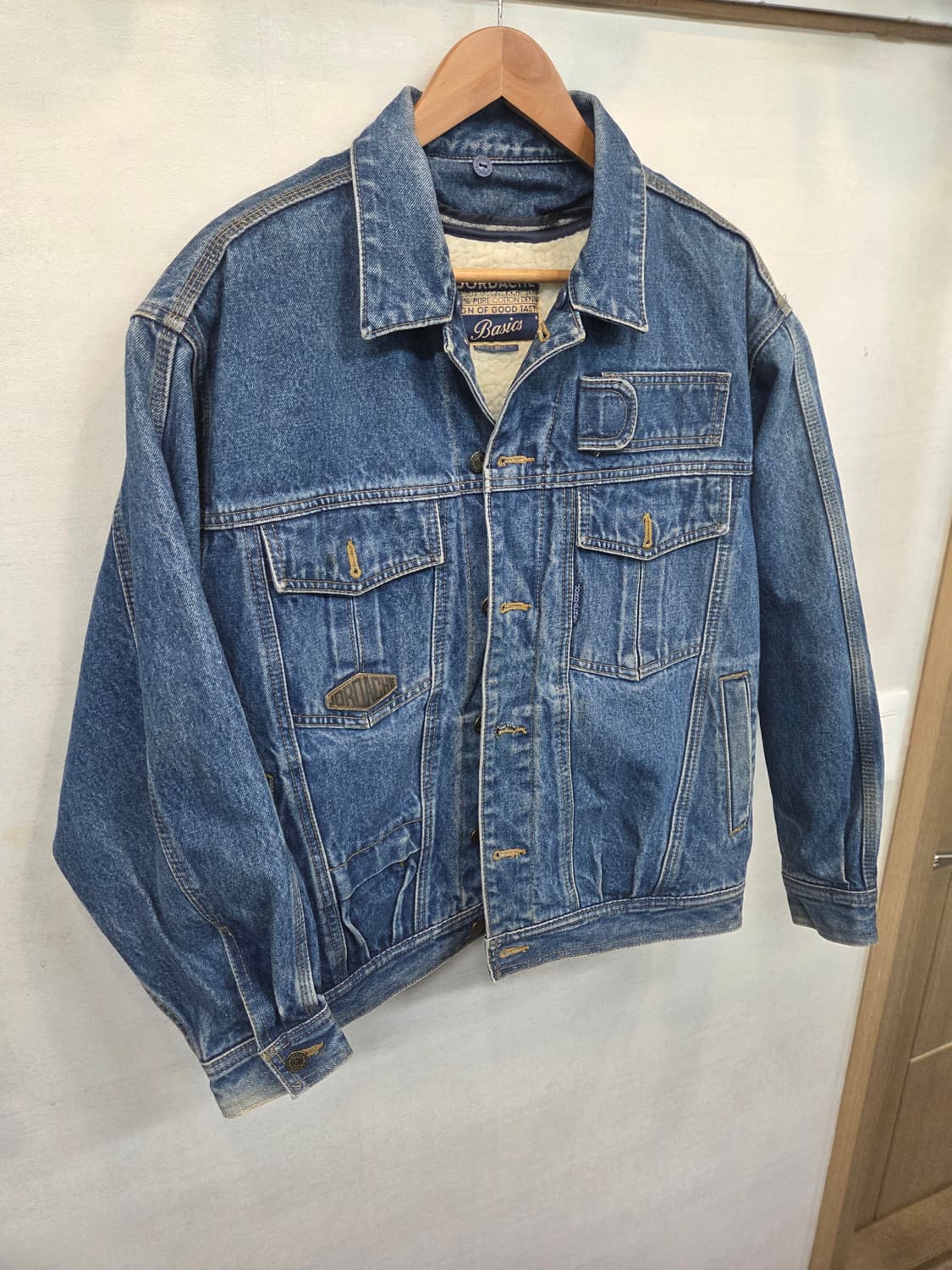 조다쉬 반도패션 빈티지 올드스쿨 90s 셰르파 데님자켓 L 상품이미지7