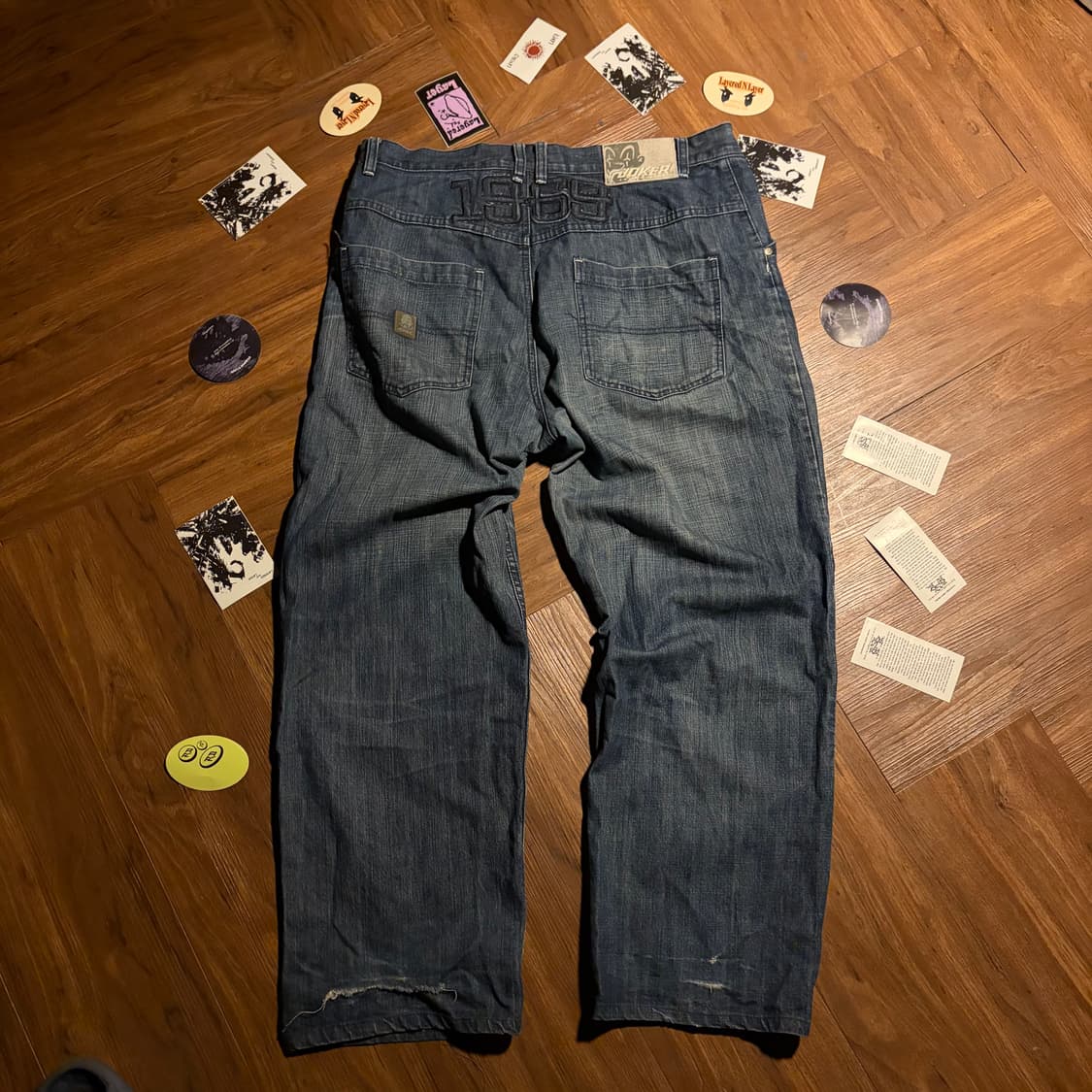 00s Joker wide washed denim pants 상품이미지2