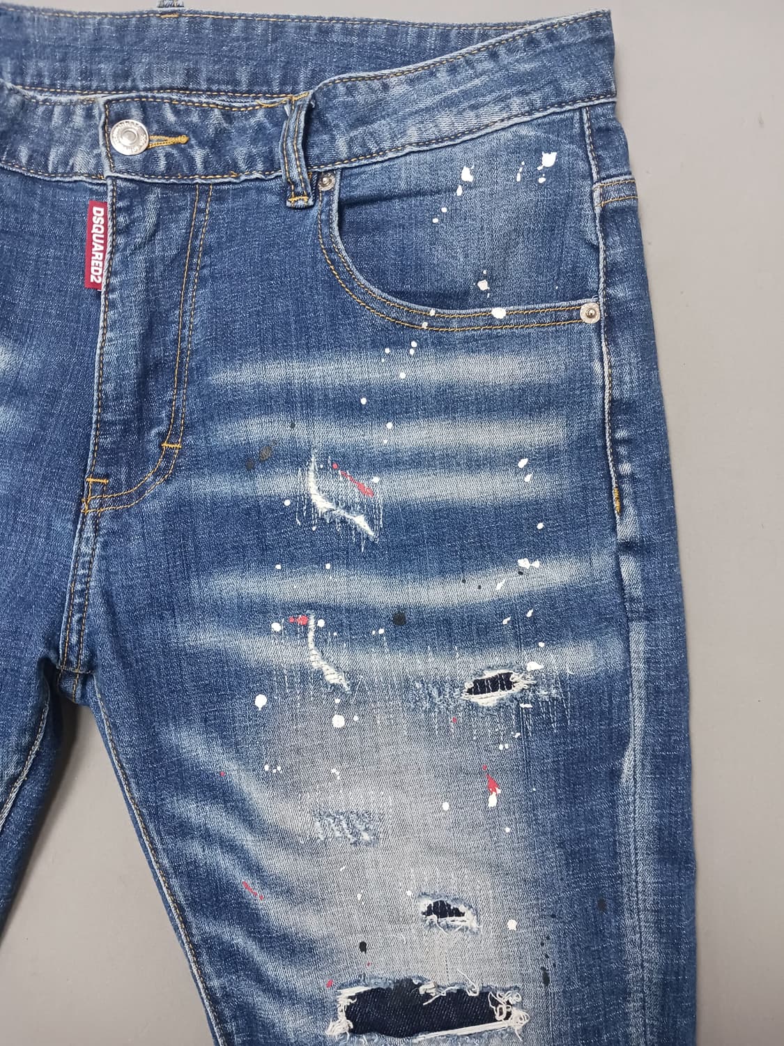 [34] 디스퀘어드2 멀티페인팅 쿨가이진 청바지 상품이미지4