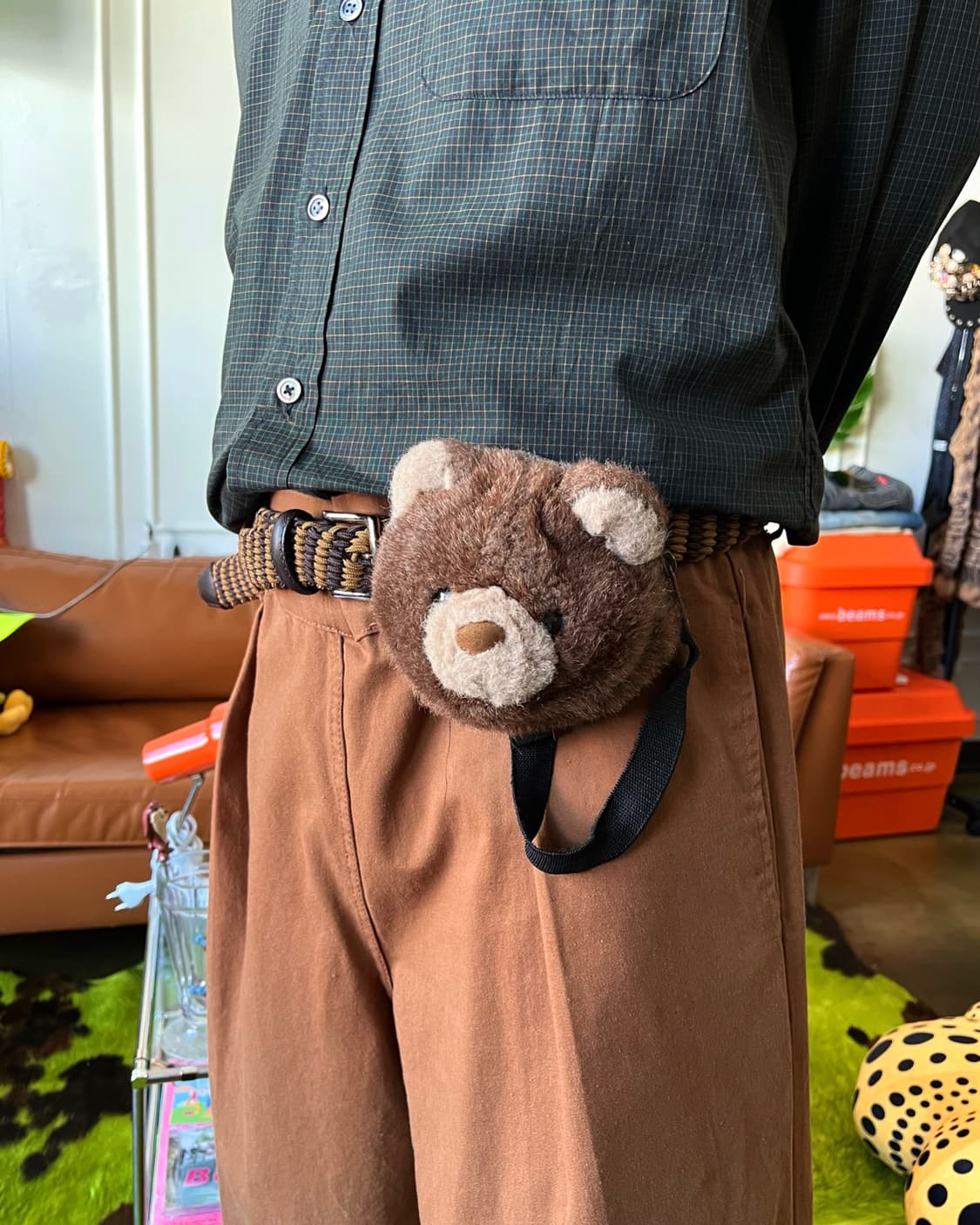 JPN Vintage Mini Bear Doll Pouch Sub Bag 상품이미지2